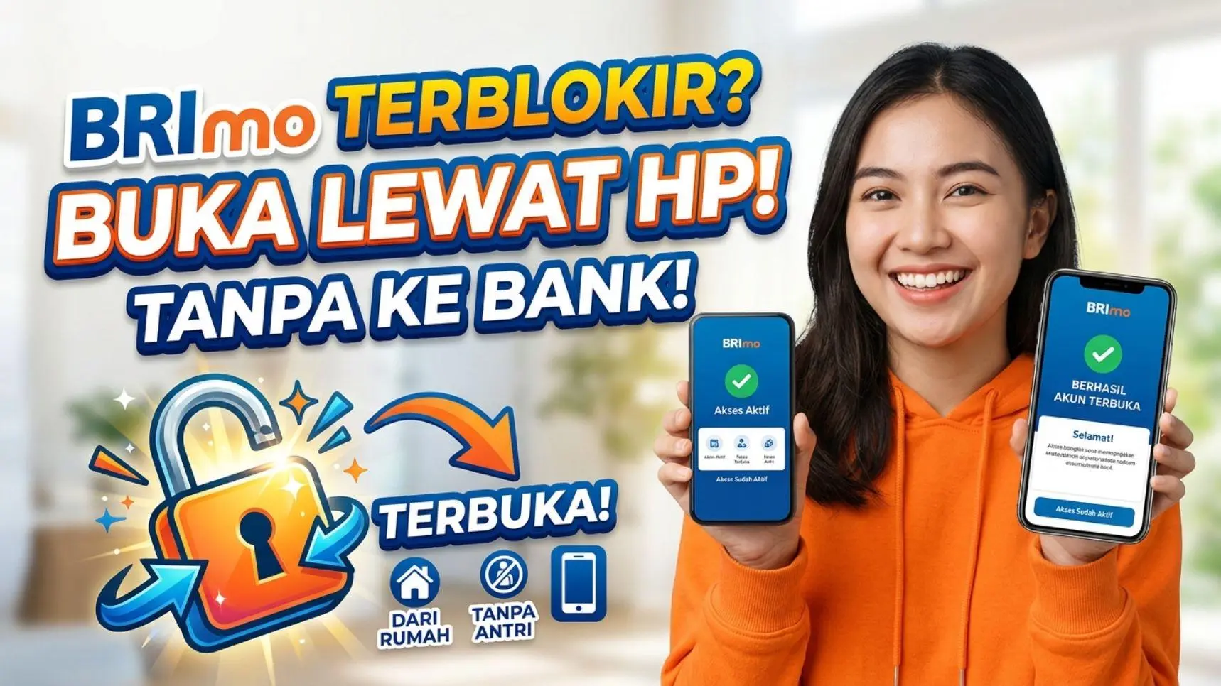 SOLUSI BEGINI) cara buka blokir BRImo tanpa ke bank layanAn cara atasi buka akun BRImo terblokir