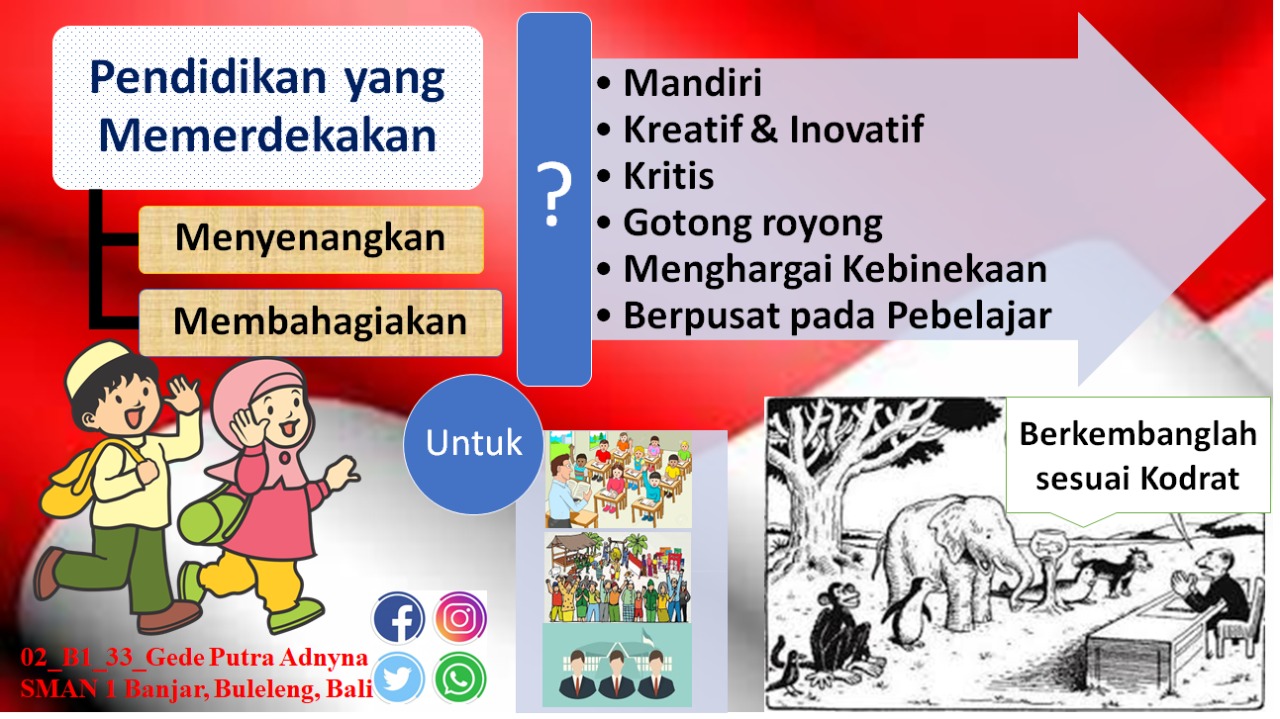PENDIDIKAN YANG MENYENANGKAN DAN MEMBAHAGIAKAN